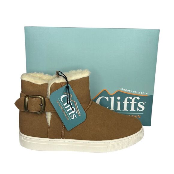 New Cliffs White mountain tan faux suede boots 7 beamish tan - Picture 1 of 8